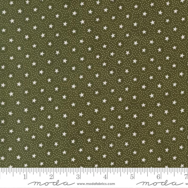 Joyful Gatherings II Stars Evergreen - Quilt Fabric