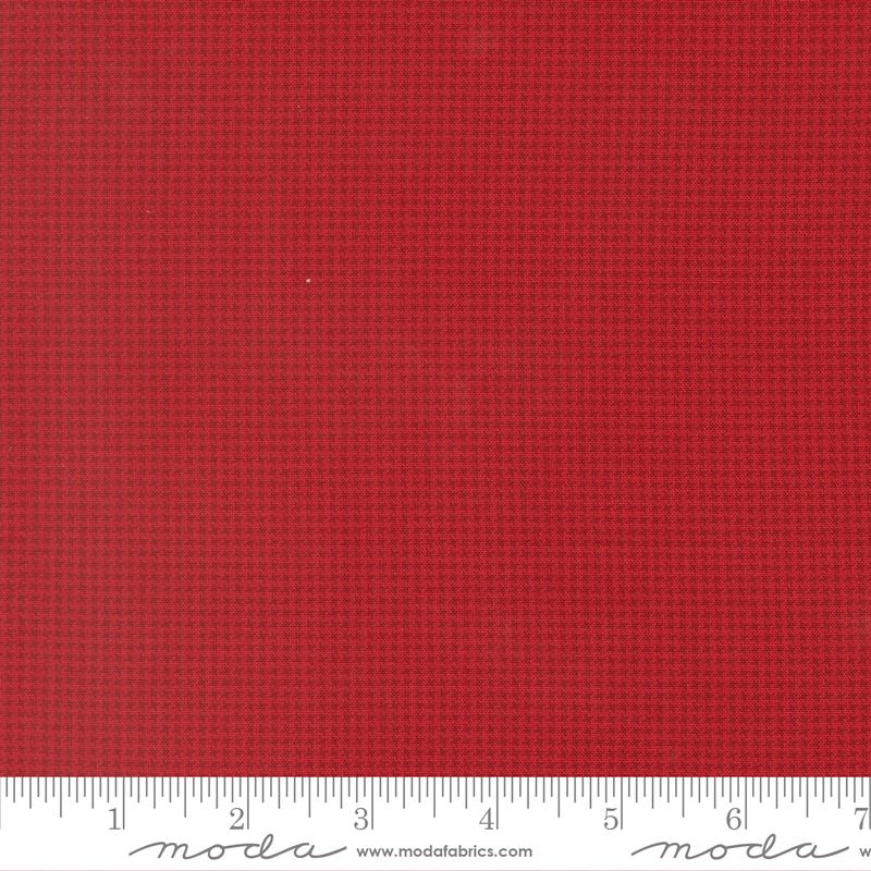 Joyful Gatherings II Houndstooth Crimson - Quilt Fabric