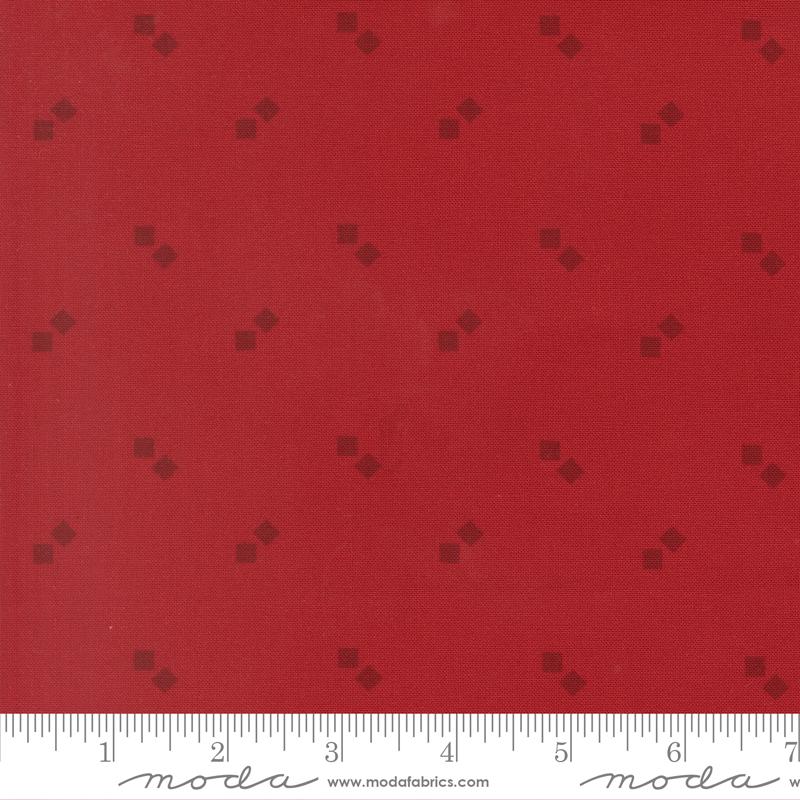 Joyful Gatherings II Shapes Crimson - Quilt Fabric