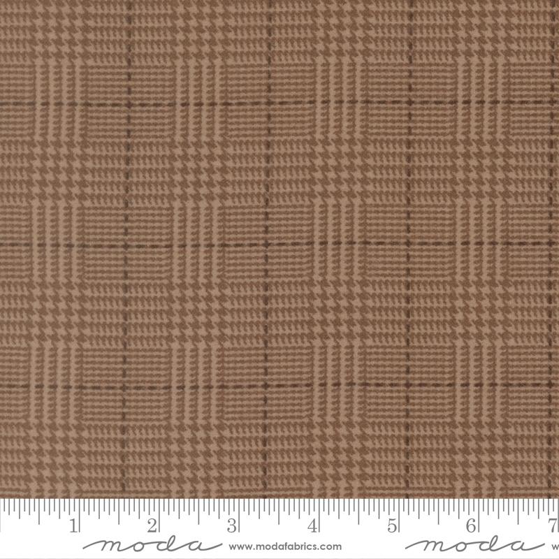 Flannel Gatherings Basics Plaid Taupe - Quilt Fabric