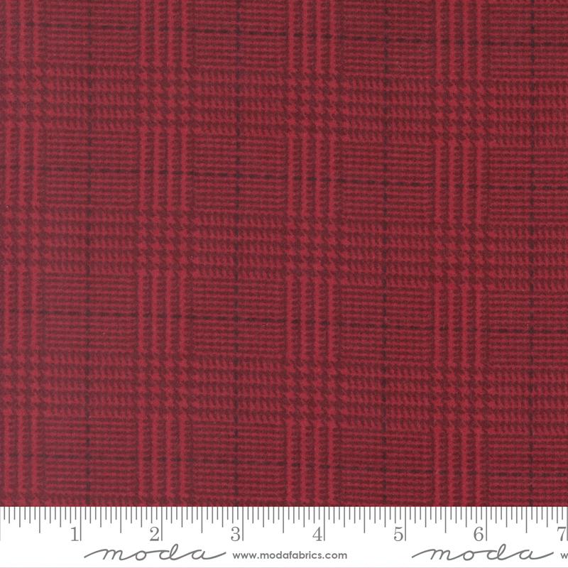 Flannel Gatherings Basics Plaid Brick - Quilt Fabric