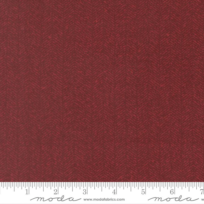 Flannel Gatherings Basics Herringbone Brick - Quilt Fabric