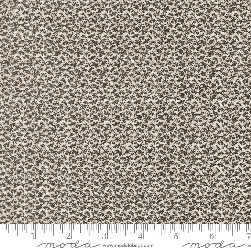 Wildflower Gatherings Blooms Mushroom - Quilt Fabric, zoomed in. Select this picture to zoom back out.