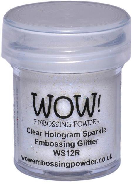 Clear Hologram Sparkle WOW Embossing Powder 15ml