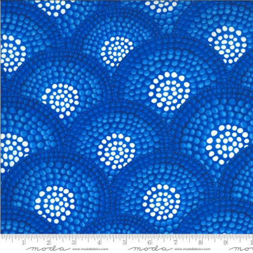 Dreamscapes Digital Dark Blue - Rising - Quilt Fabric