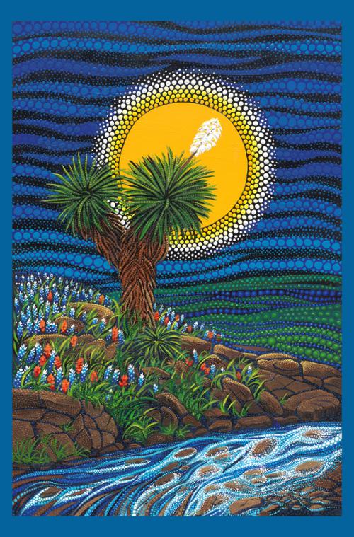 Enchanted Dreamscapes Midnight - Multi - Quilt Fabric