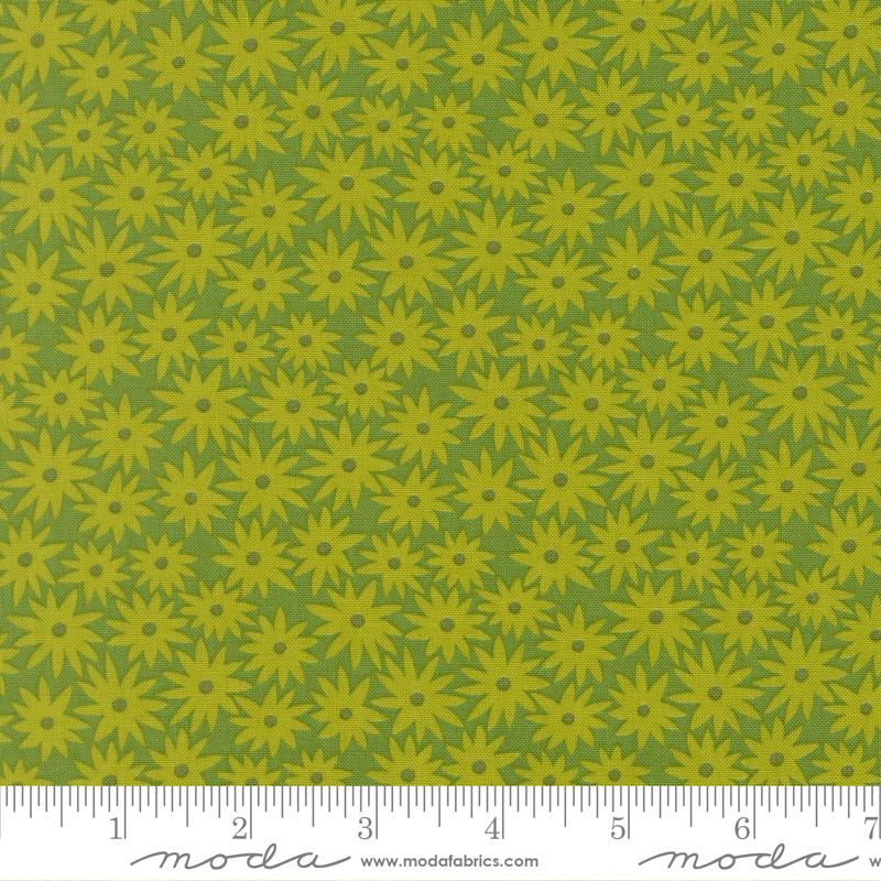 Scenery Flower Sedum Limeade - Quilt Fabric