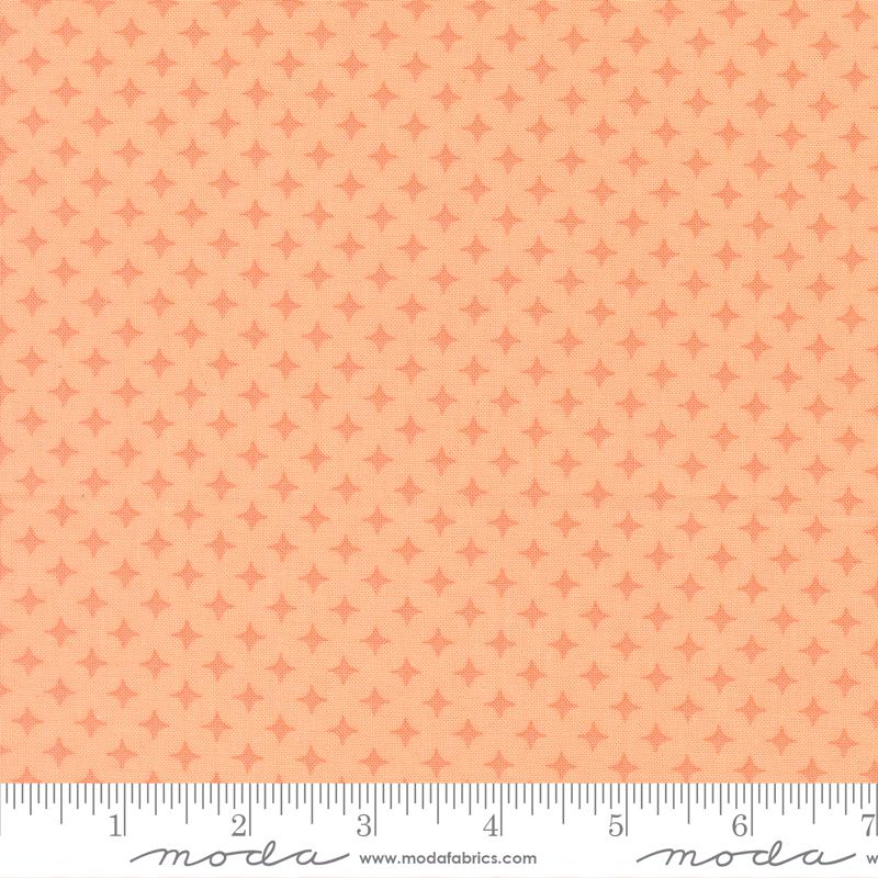Scenery Diamonds Cantaloupe - Quilt Fabric
