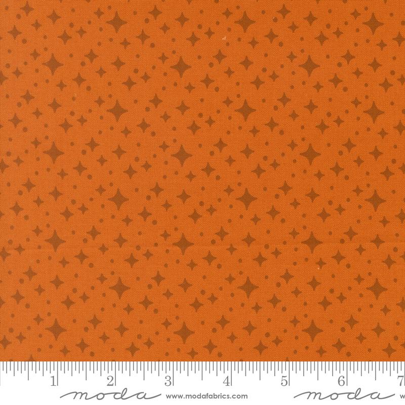 Popcorn Starburst Longhorn - Quilt Fabric, zoomed in. Select this picture to zoom back out.