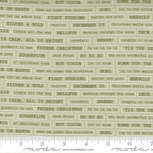 Christmas Morning Sage - Quilt Fabric