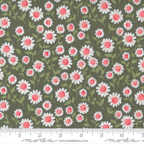 Love Note Olive - Sweet Daisy - Quilt Fabric