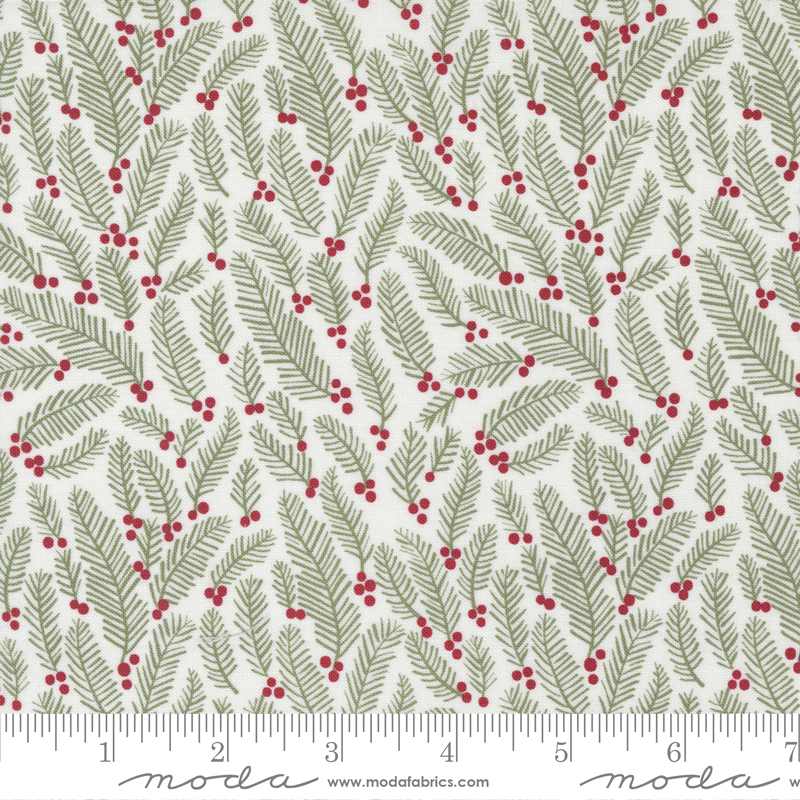 Christmas Eve Snow - Sprigs Blenders - Quilt Fabric