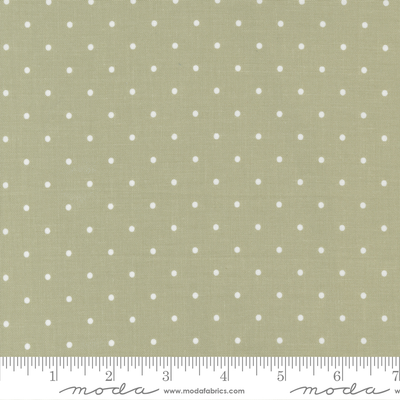 Christmas Eve Sage - Merry Dot Dots - Quilt Fabric