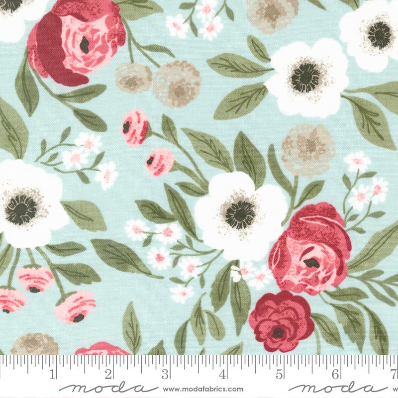 Lovestruck Gardensweet - Mist - Quilt Fabric