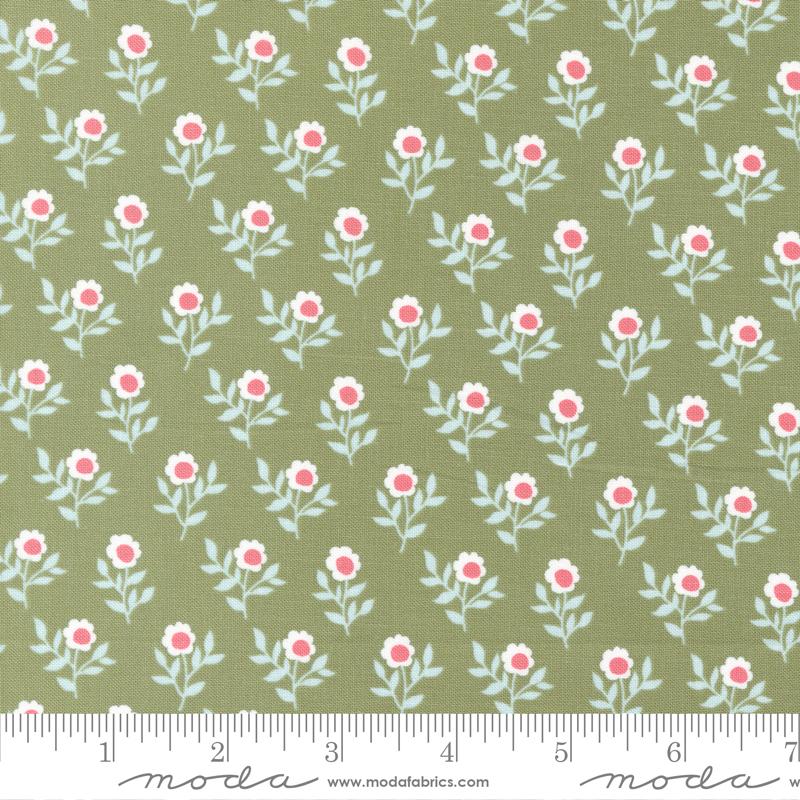 Lovestruck Old Fashioned - Fern - Quilt Fabric