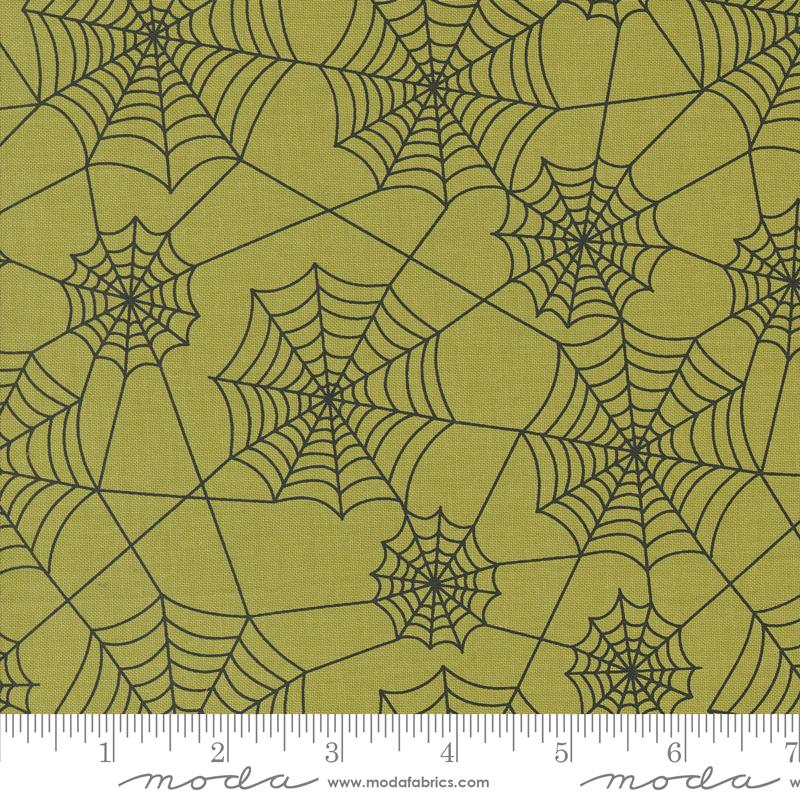Hey Boo Witchy Green - Quilt Fabric