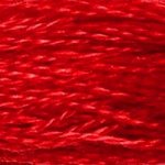 DMC Floss Cone #666 - Christmas Red Bright
