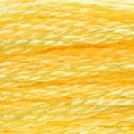 DMC Floss Cone #744 - Yellow Pale