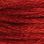 DMC Floss Cone #817 - Coral Red Very Dark