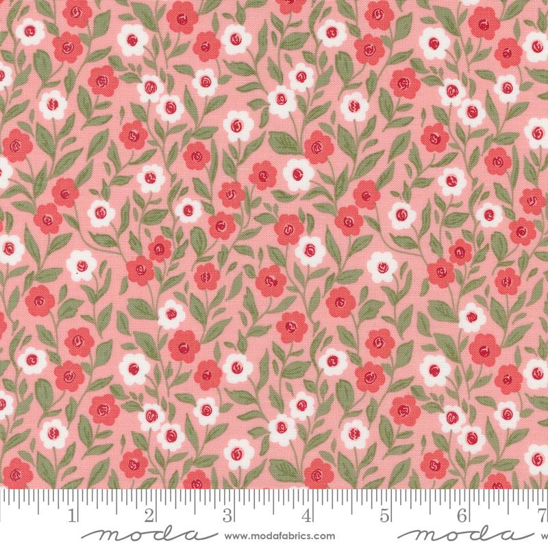 Love Blooms Flowers - Blush - Quilt Fabric