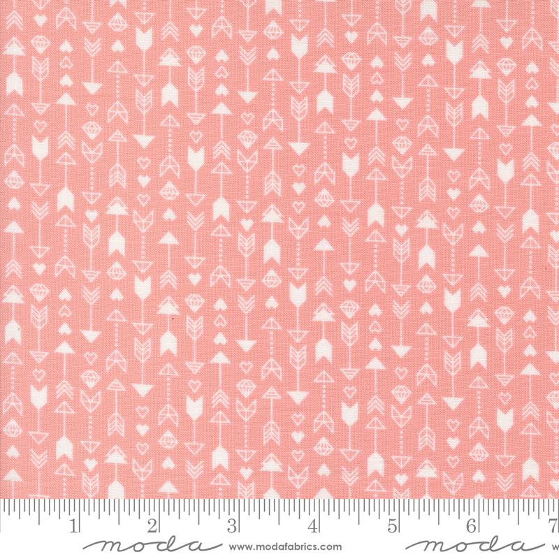 Love Blooms Arrows - Blush - Quilt Fabric