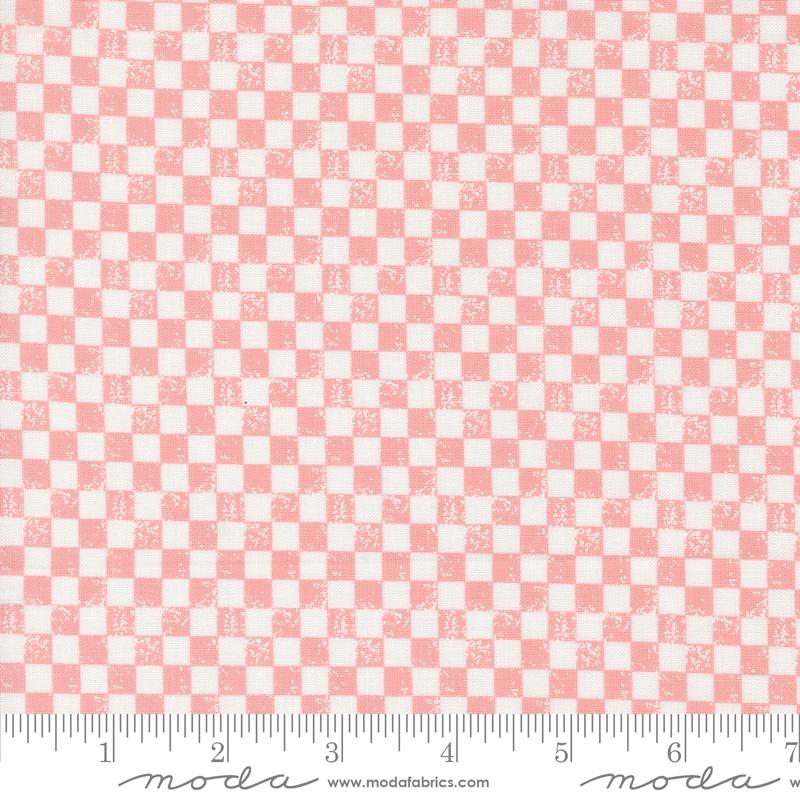 Love Blooms Checker - Blush - Quilt Fabric