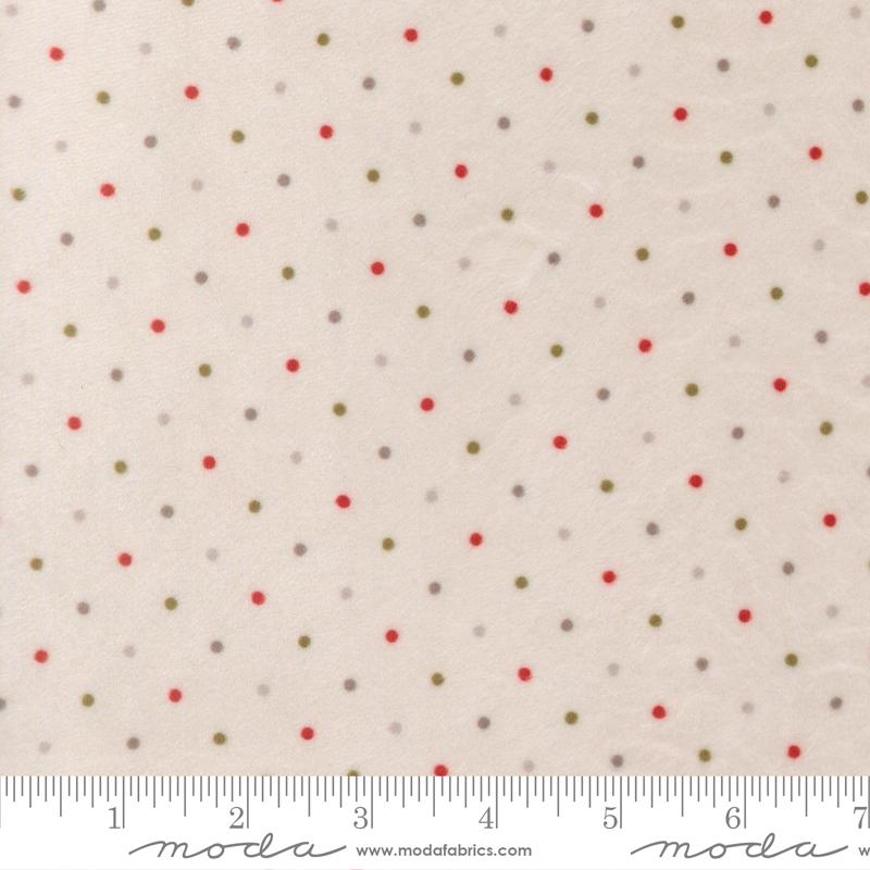 Christmas Eve Cuddle Dotted Christmas - Quilt Fabric