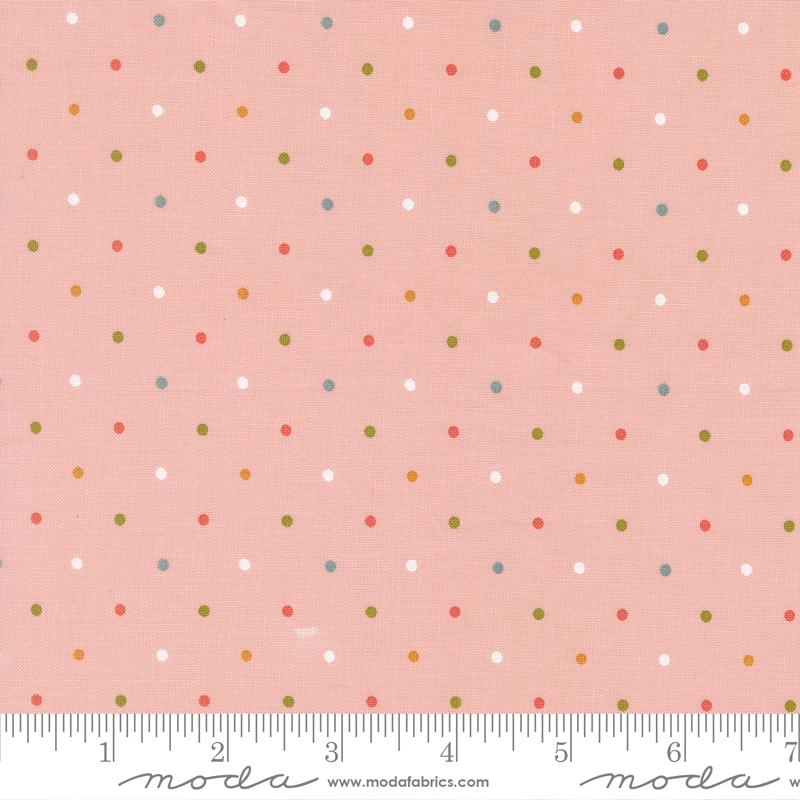 Wild Honey Magic Dot Carnation - Quilt Fabric
