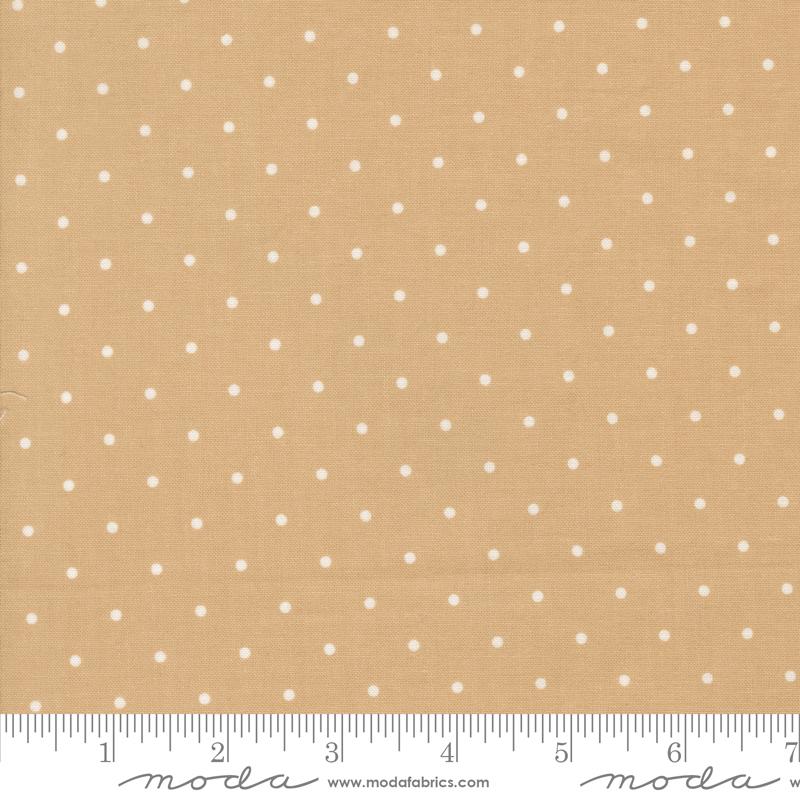 Garden Glam Magic Dot Almond - Quilt Fabric, zoomed in. Select this picture to zoom back out.