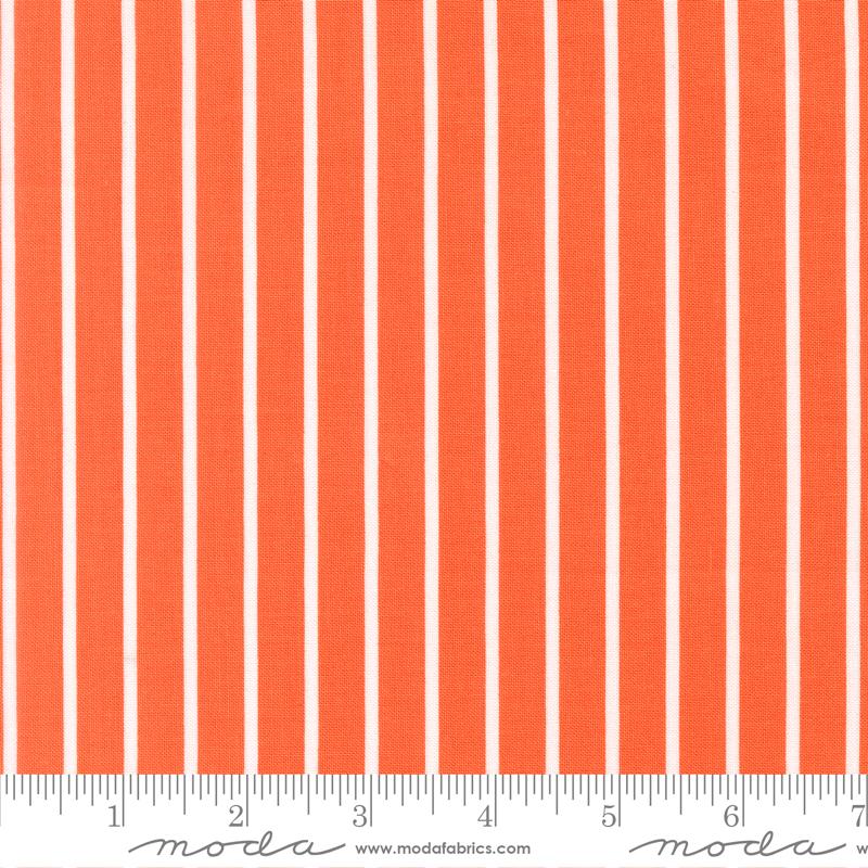 Magic Stripe Coral - Quilt Fabric, zoomed in. Select this picture to zoom back out.