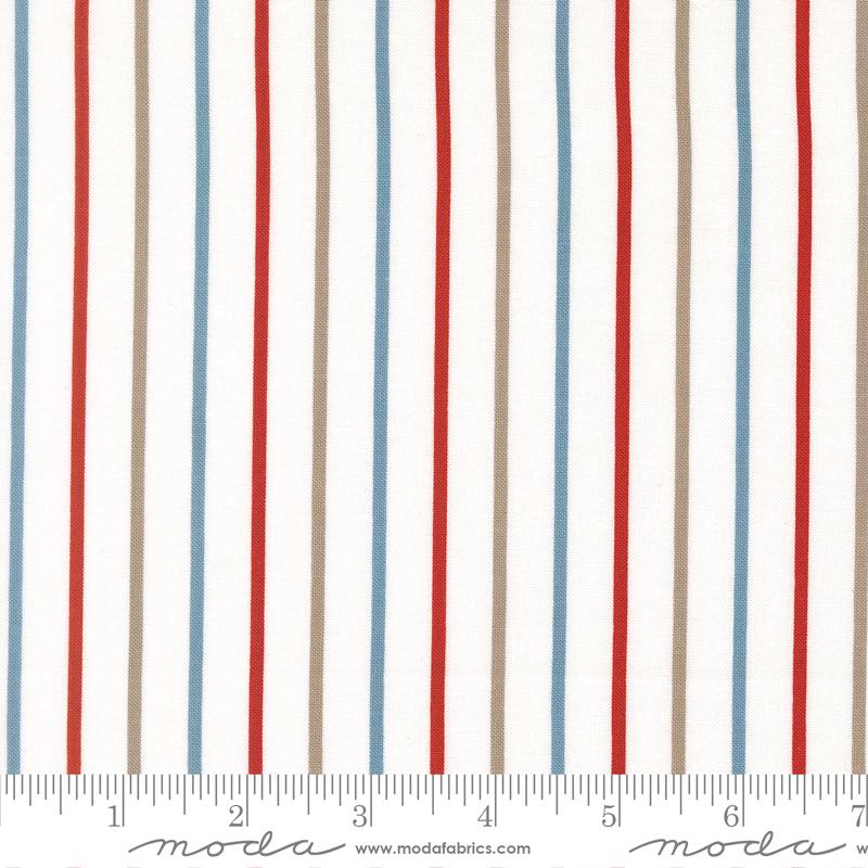 Magic Stripe Americana - Quilt Fabric, zoomed in. Select this picture to zoom back out.