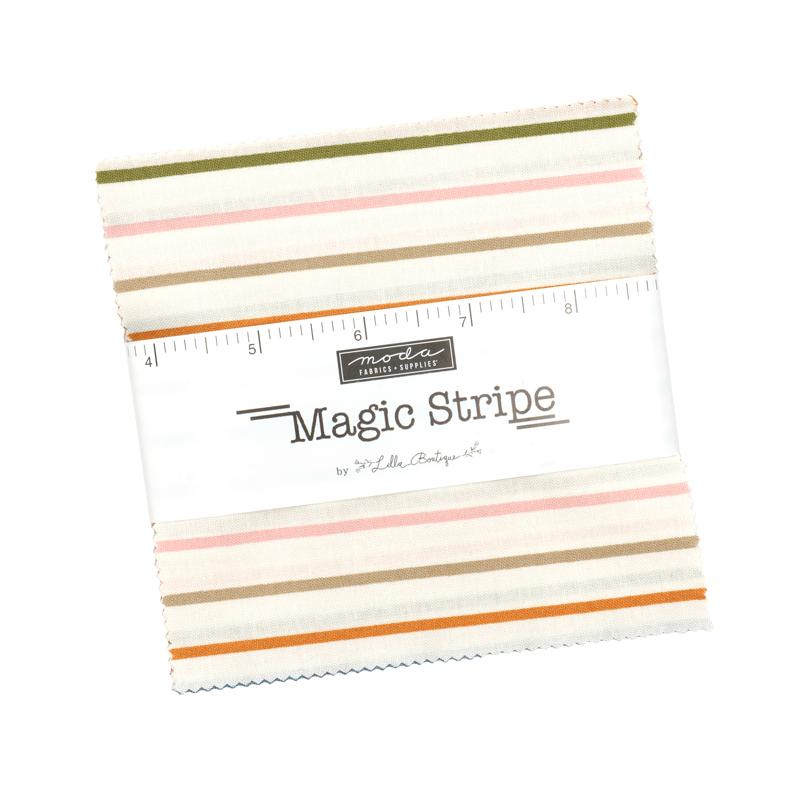 Magic Stripe - Charm Pack, zoomed in. Select this picture to zoom back out.
