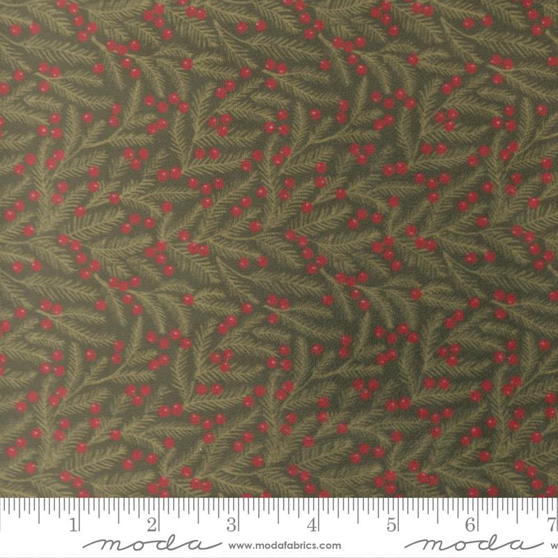 Christmas Eve Cuddle Pine Evergreen - Quilt Fabric
