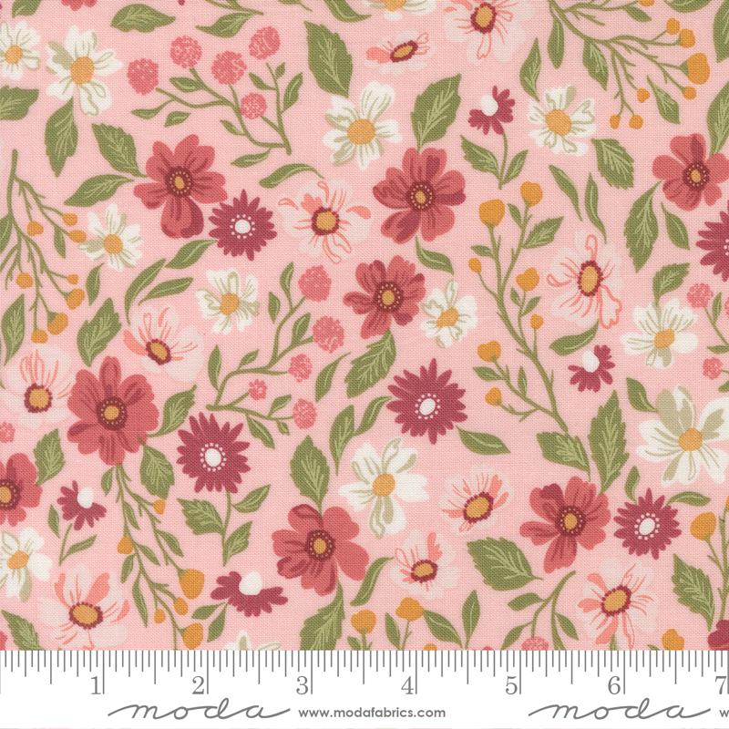 Wild Honey Wildflowers Carnation - Quilt Fabric