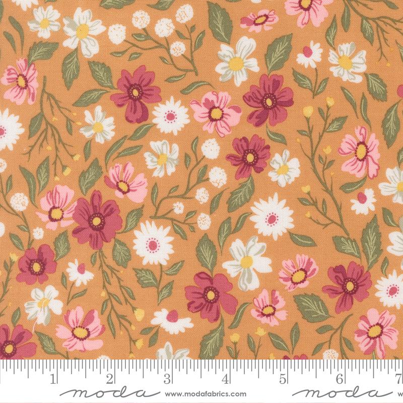 Wild Honey Wildflowers Honey - Quilt Fabric