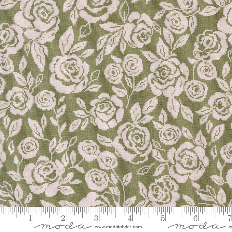 Wild Honey Rose Fern - Quilt Fabric