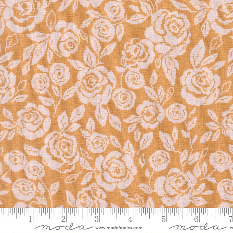 Wild Honey Rose Honey - Quilt Fabric