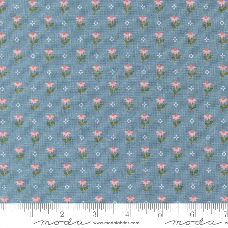 Wild Honey Posy Sky - Quilt Fabric