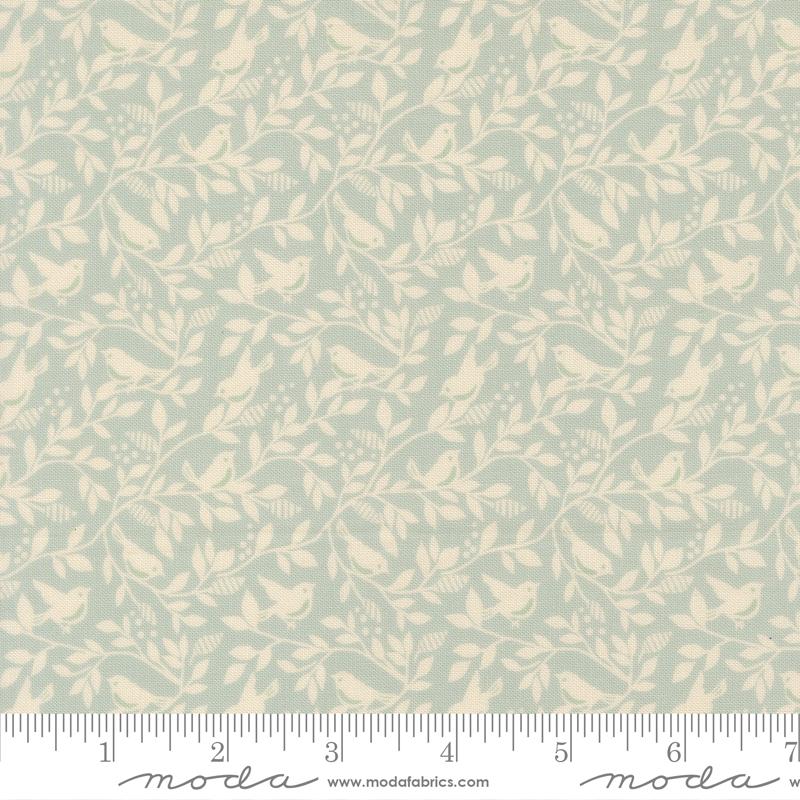 True Love Birds Robins Egg - Quilt Fabric