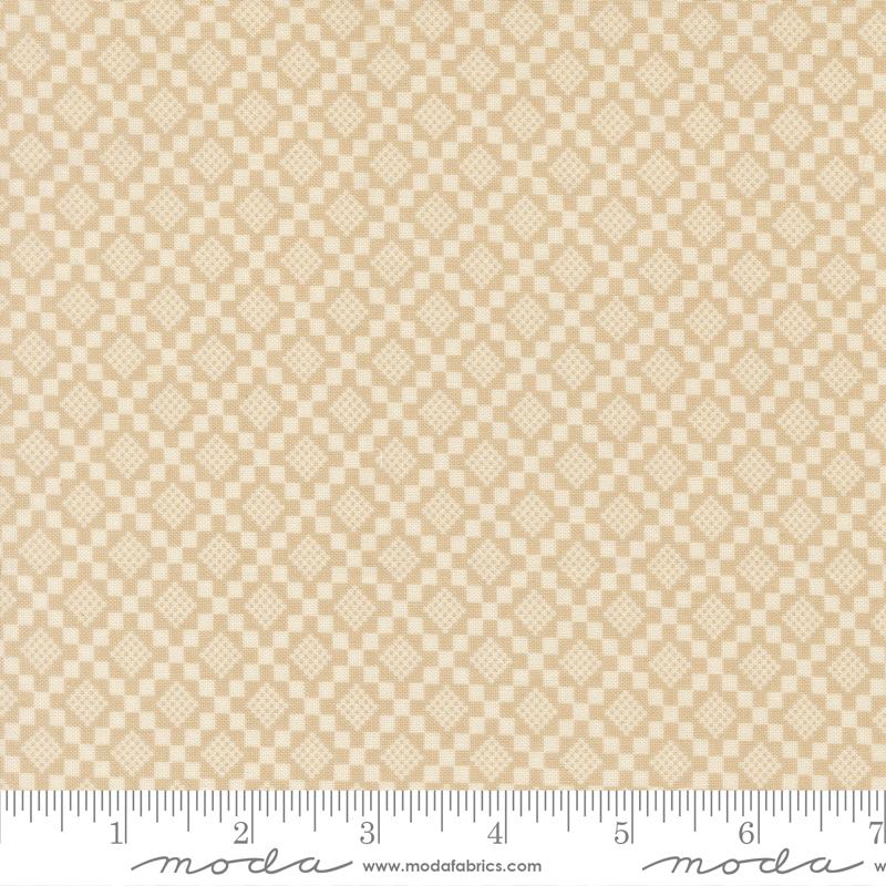 True Love Geometric Oatmeal - Quilt Fabric