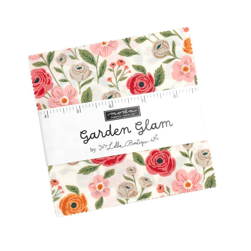 Garden Glam - Charm Pack, zoomed in. Select this picture to zoom back out.