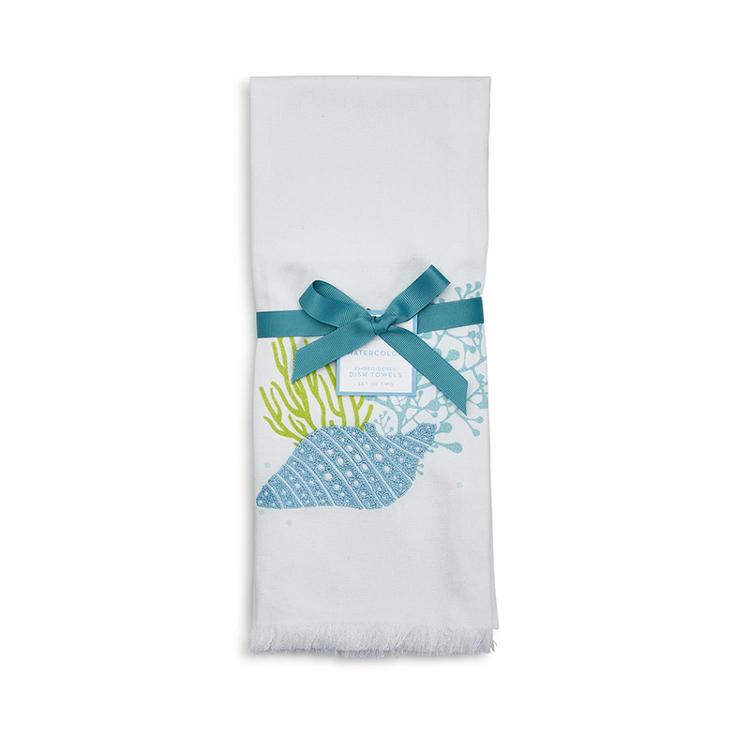 Shells & Coral Set Dish Towel