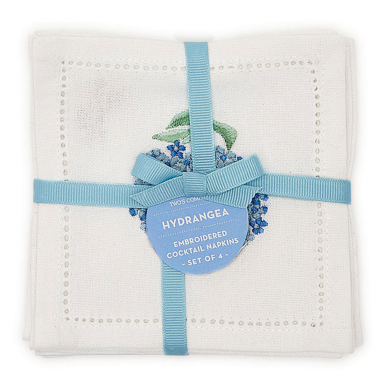 Hydrangea Cocktail Napkins 6ct