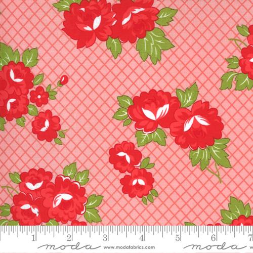 Sunday Stroll Pink - Garden - Quilt Fabric