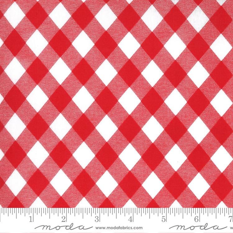 Sunday Stroll ROT Coat White Re - Quilt Fabric