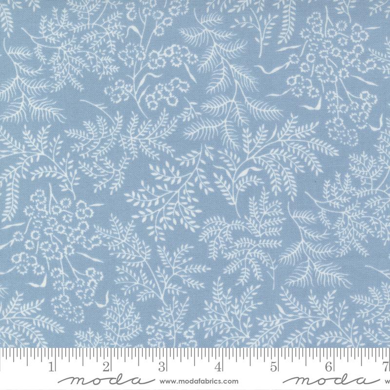 Nantucket Summer Fern Light Blue - Quilt Fabric
