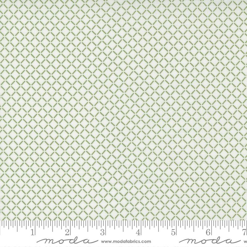 Nantucket Summer Diamond Cream Grass - Quilt Fabric