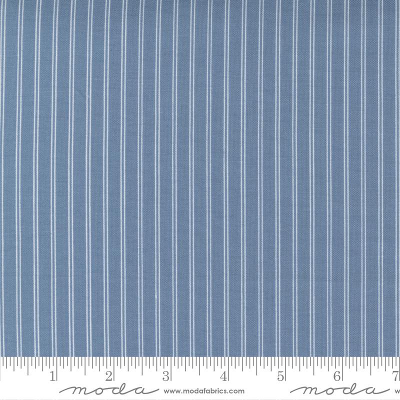 Nantucket Summer Stripes Lake - Quilt Fabric