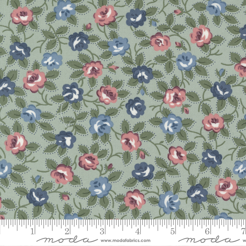 Sunnyside Blooming Sea Salt - Quilt Fabric