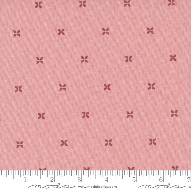 Sunnyside Nesting Coral - Quilt Fabric